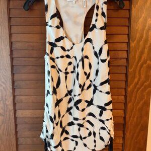 silk racerback tank blouse